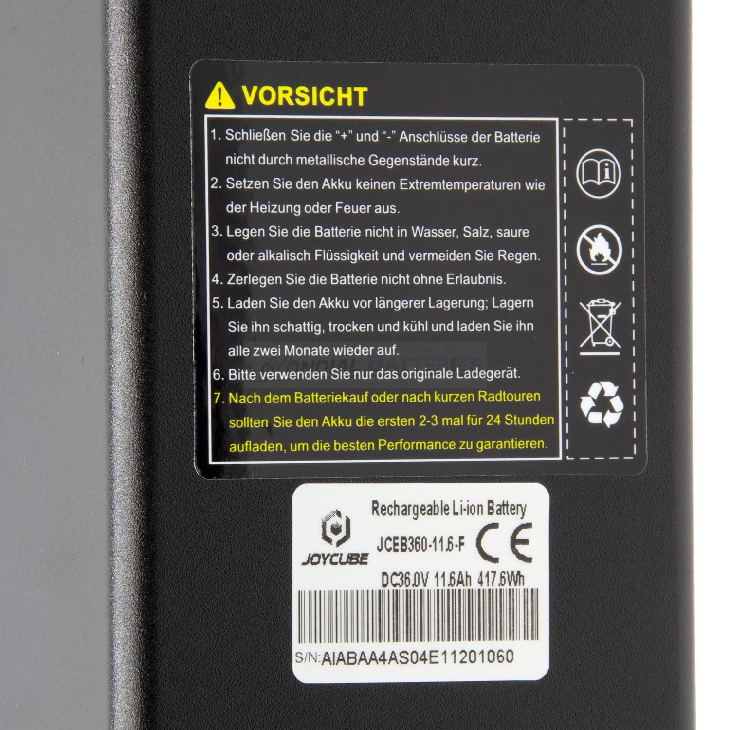 Joycube DT-12 36V 11,6Ah SMART BMS, CANBUS – Image 3